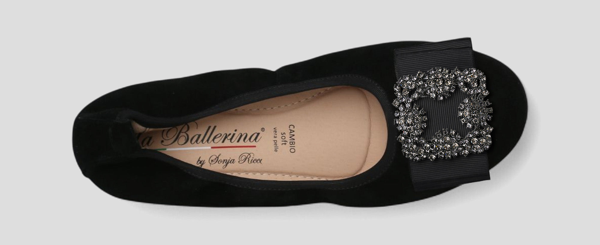 S5 💕 La Ballerina Cambio Veloursleder schwarz - La Ballerina