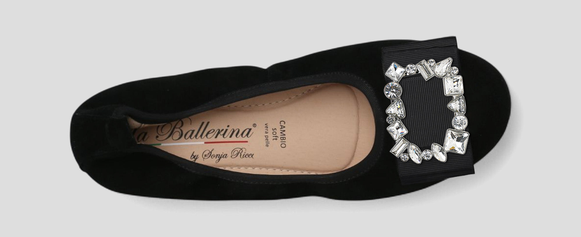 S5 💕 La Ballerina Cambio Veloursleder schwarz - La Ballerina