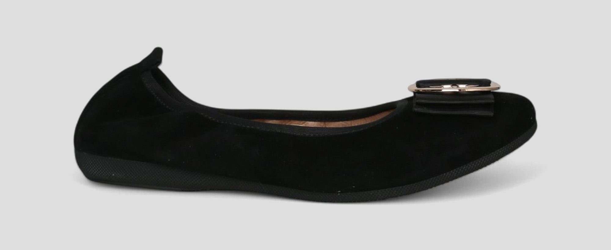 S5 💕 LA BALLERINA CAMBIO VELOURSLEDER SCHWARZ