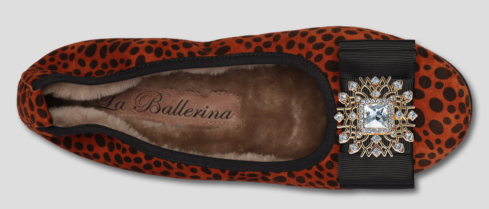 08W NO - CAMBIO La Ballerina NO - CAMBIO Warmgefüttert Leopard Print - La Ballerina