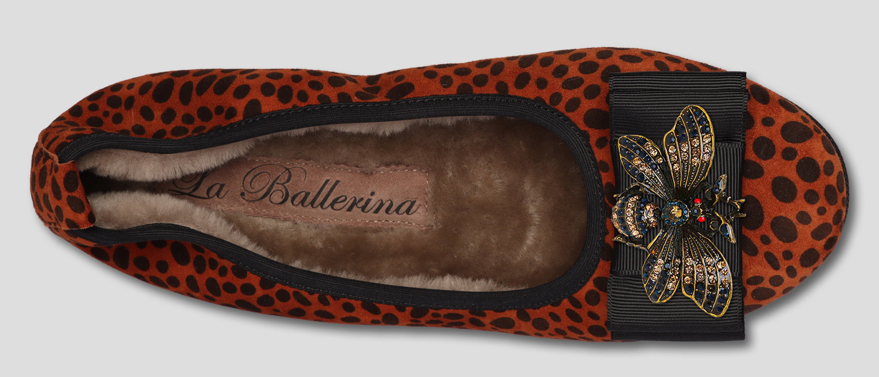 08W NO - CAMBIO La Ballerina NO - CAMBIO Warmgefüttert Leopard Print - La Ballerina