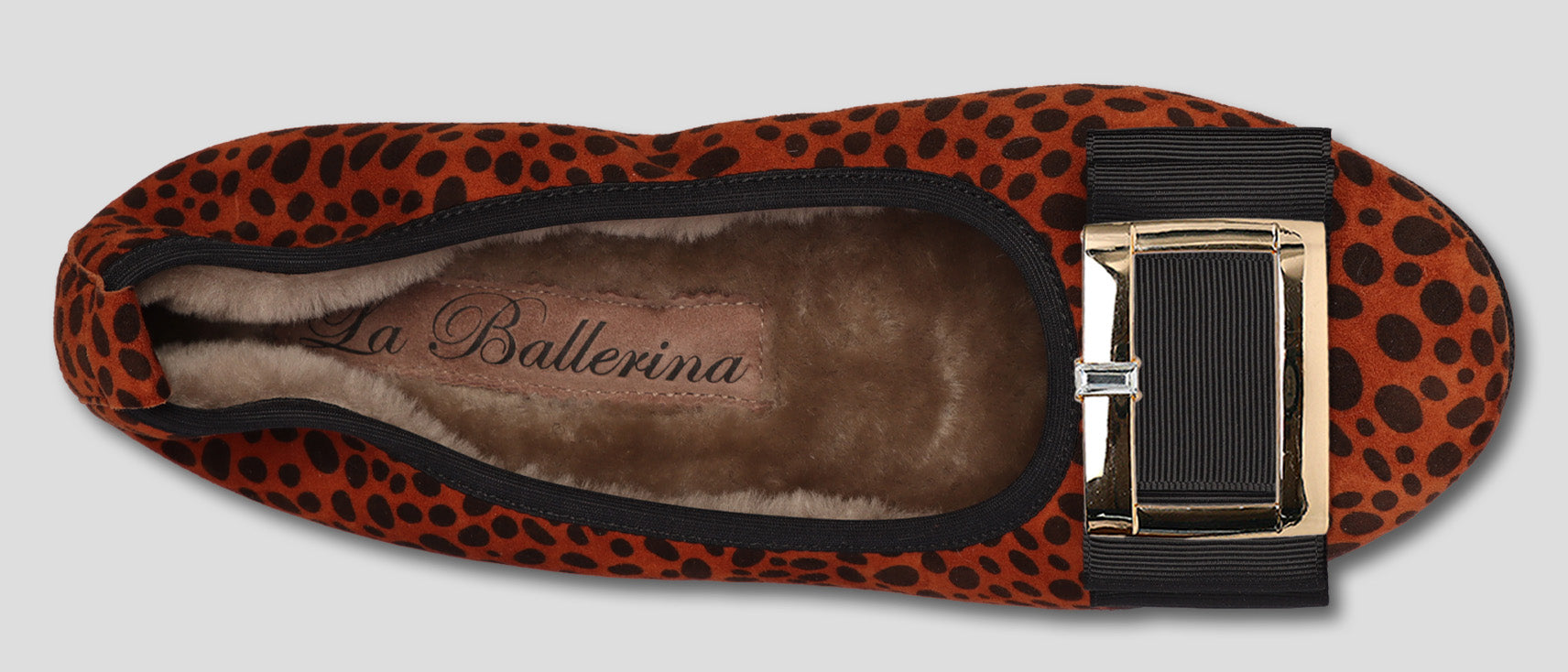 08W NO - CAMBIO La Ballerina NO - CAMBIO Warmgefüttert Leopard Print - La Ballerina