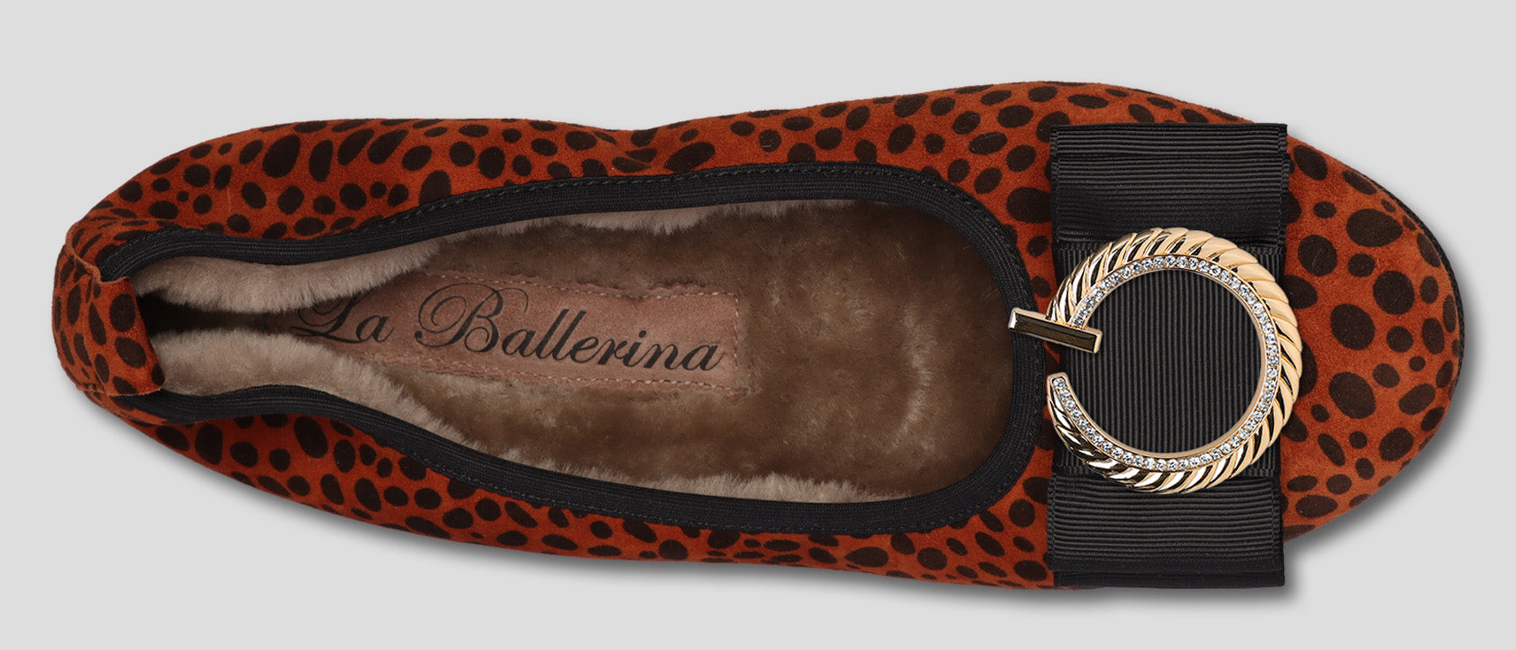 08W NO - CAMBIO La Ballerina NO - CAMBIO Warmgefüttert Leopard Print - La Ballerina