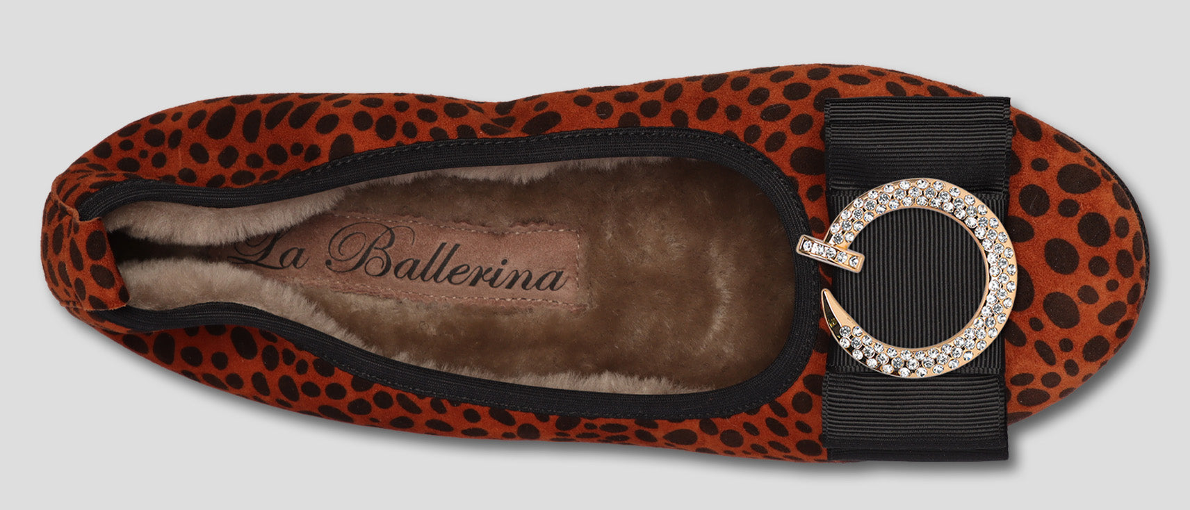 08W NO - CAMBIO La Ballerina NO - CAMBIO Warmgefüttert Leopard Print - La Ballerina