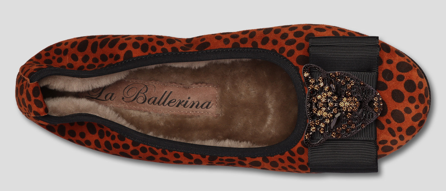 08W NO - CAMBIO La Ballerina NO - CAMBIO Warmgefüttert Leopard Print - La Ballerina