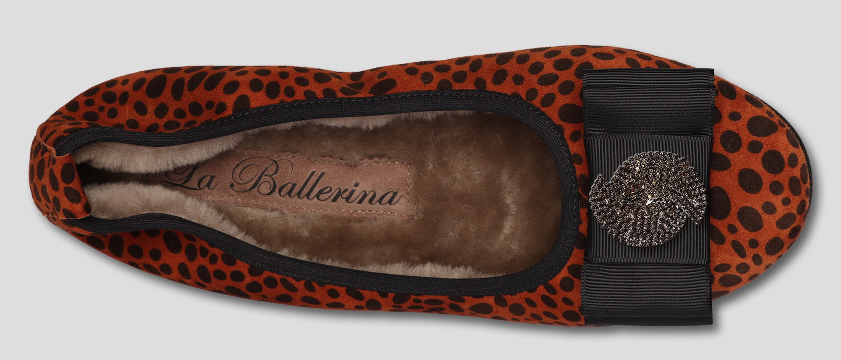 08W NO - CAMBIO La Ballerina NO - CAMBIO Warmgefüttert Leopard Print - La Ballerina