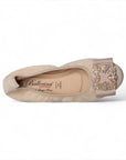 S26 💕 LA BALLERINA SIGNATURE CAMOSCIO BEIGE - La Ballerina