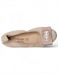 S26 💕 LA BALLERINA SIGNATURE CAMOSCIO BEIGE - La Ballerina