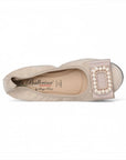 S26 💕 LA BALLERINA SIGNATURE CAMOSCIO BEIGE - La Ballerina