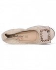 S26 💕 LA BALLERINA SIGNATURE CAMOSCIO BEIGE - La Ballerina