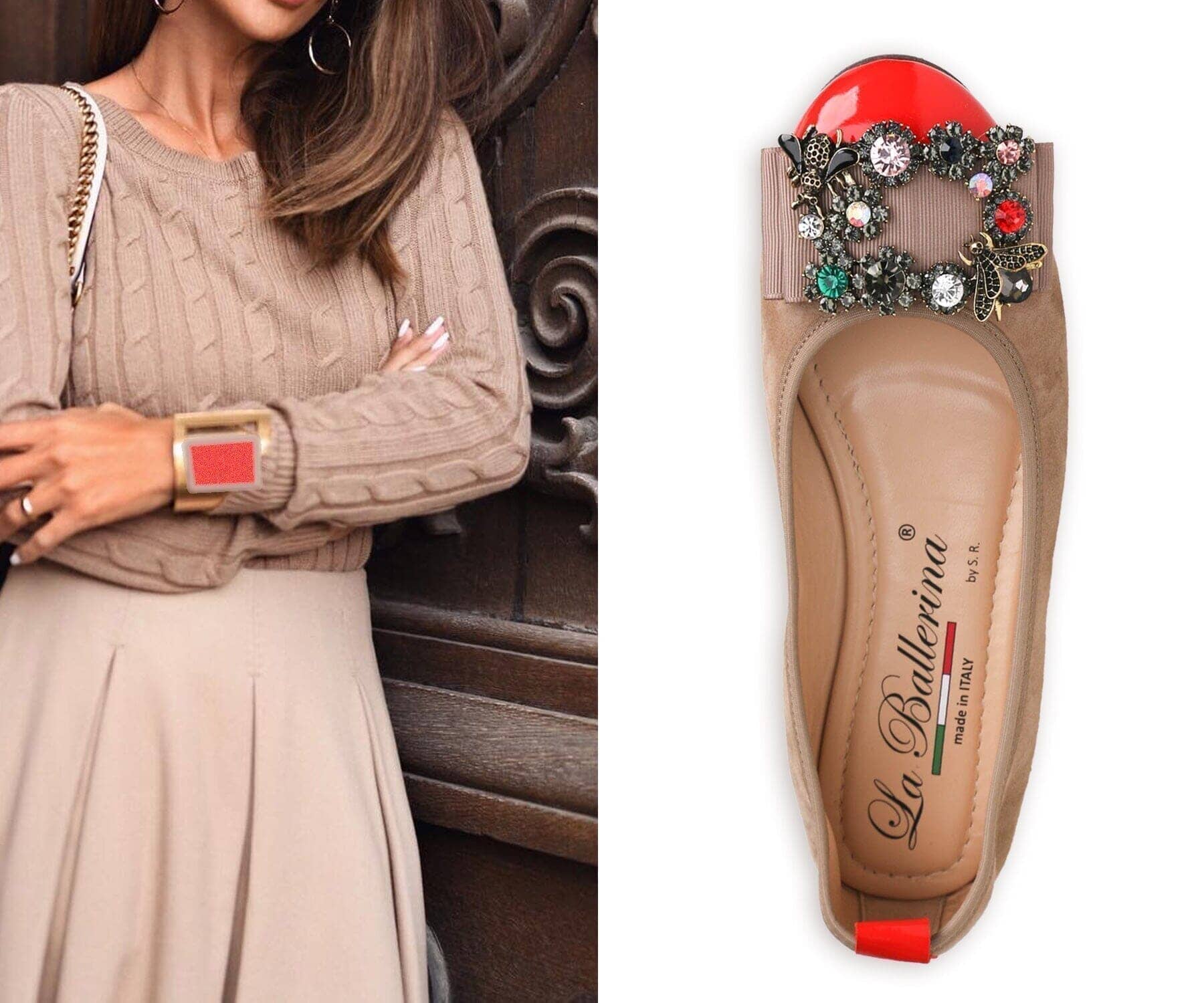 SCHNALLE CAMBIO GIORGIA MULTICOLOR - La Ballerina