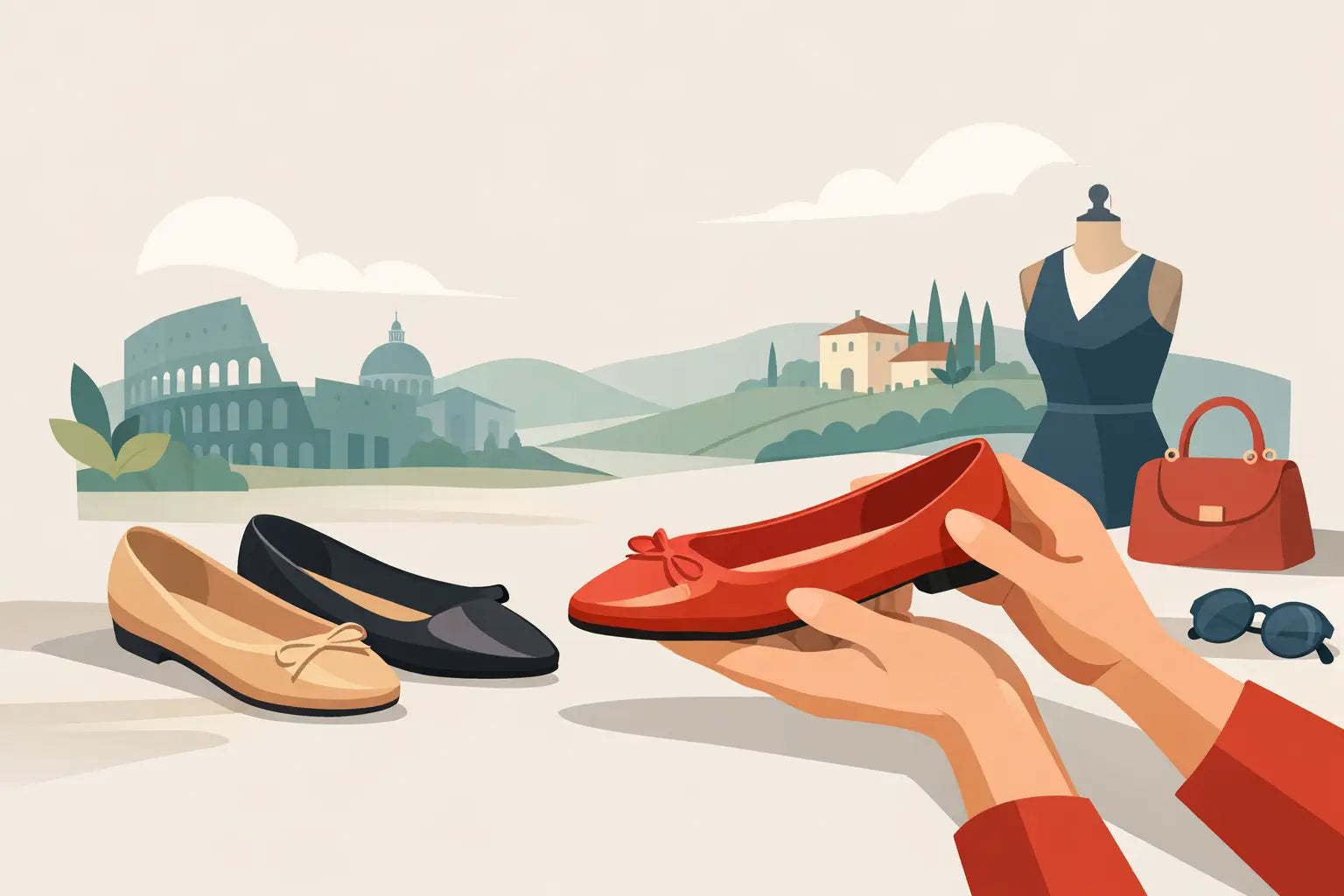 Italienische Ballerinas für Damen richtig wählen