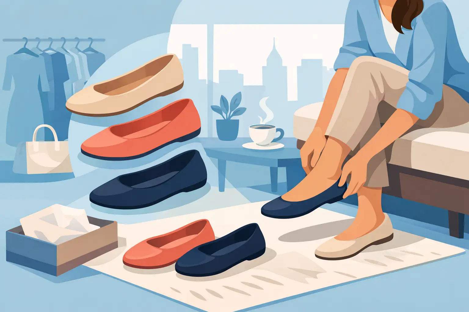 Bequeme Ballerinas für den Alltag finden