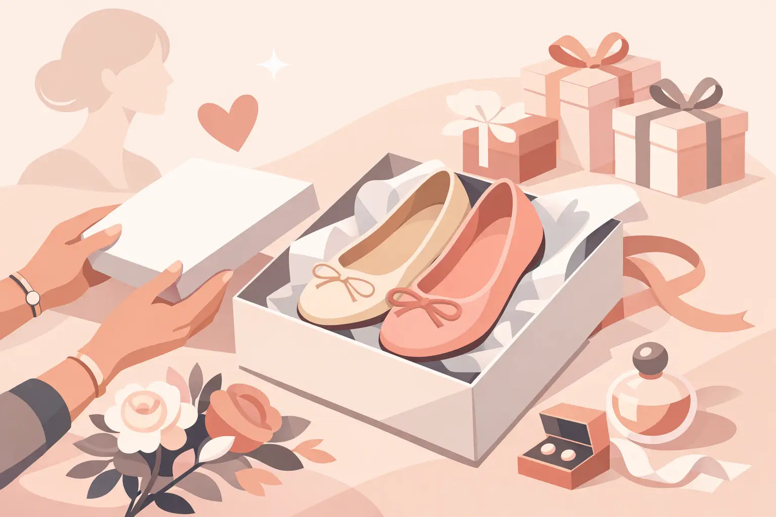 Elegante Ballerinas als Geschenk für Frauen