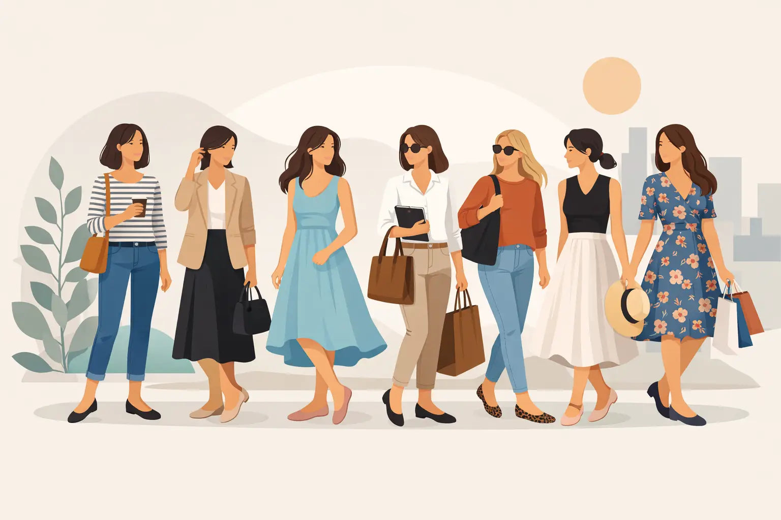 7 elegante Ballerinas-Outfits für Alltag, Büro und Dinner