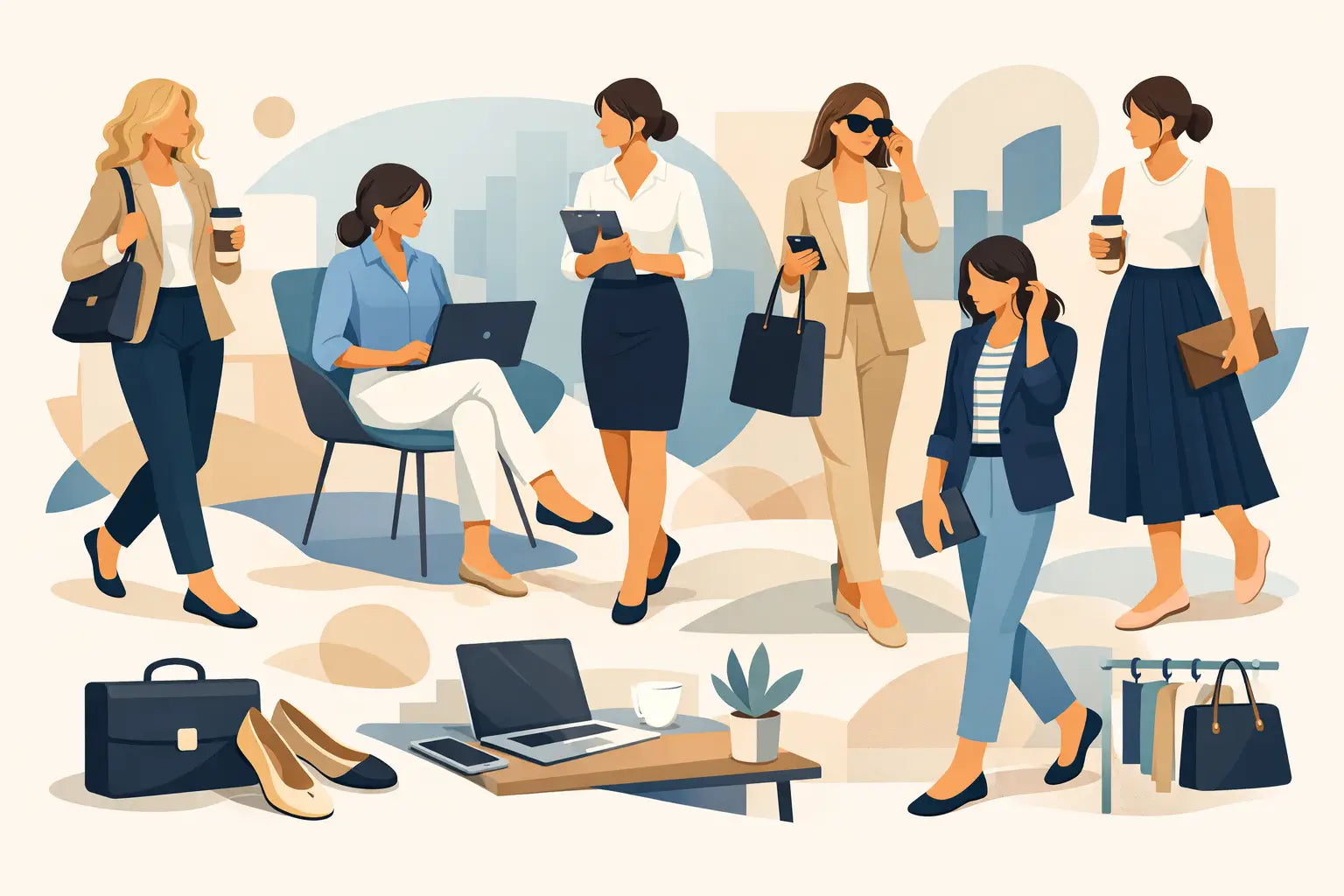 6 Business Looks mit Ballerinas – elegante Outfits fürs Büro