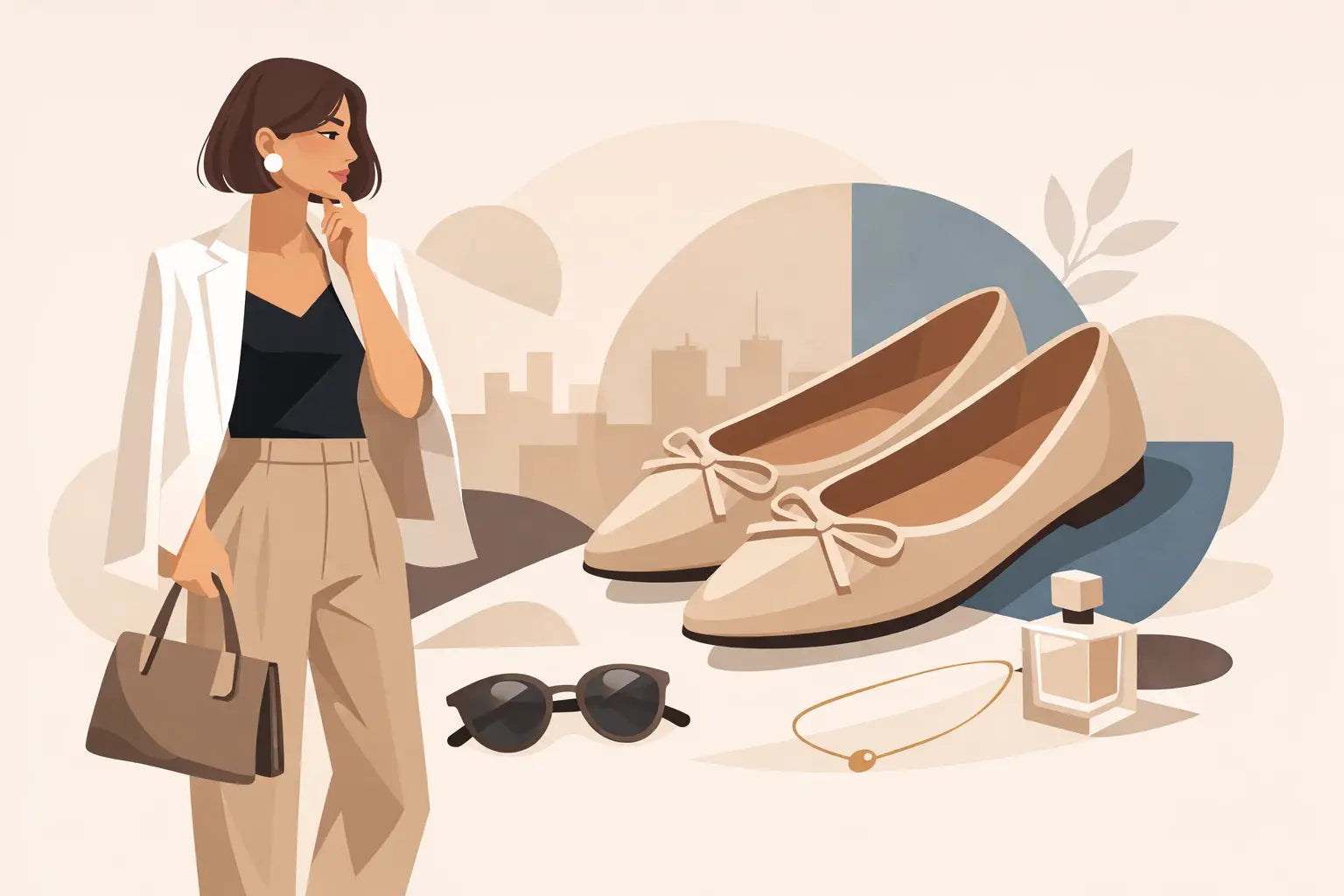 Wie kombiniert man Ballerinas elegant?