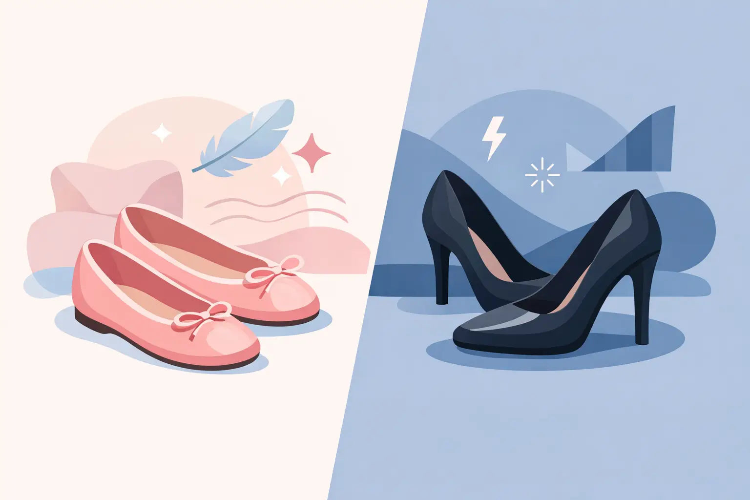 Ballerinas vs Pumps Komfort im Vergleich