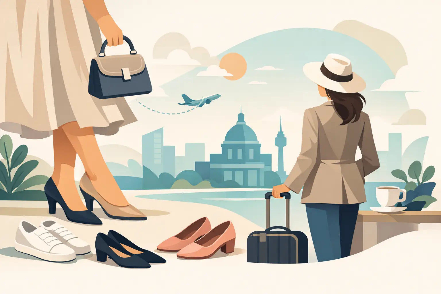 Schuhe für Citytrip Damen elegant wählen