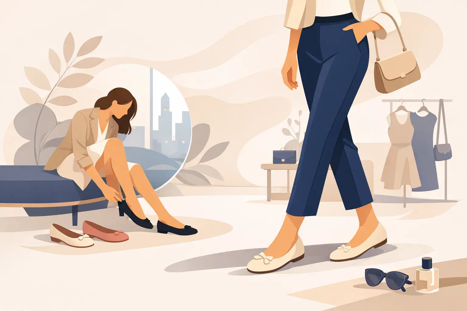 Wie trägt man Ballerinas modern und elegant?