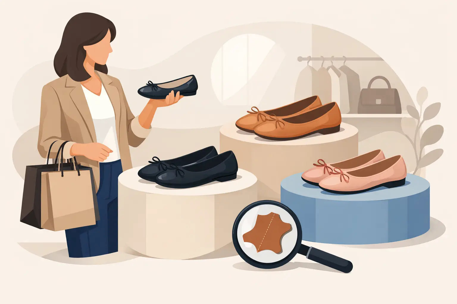 Lederballerinas im Outlet kaufen – Qualität erkennen und stilvoll sparen