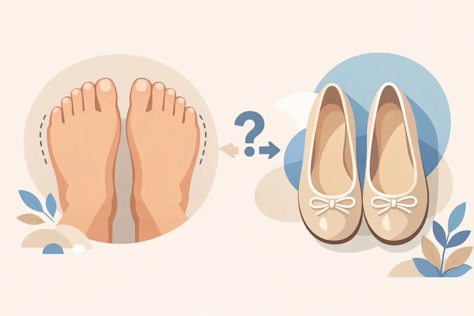 Sind Ballerinas gut für breite Füße?