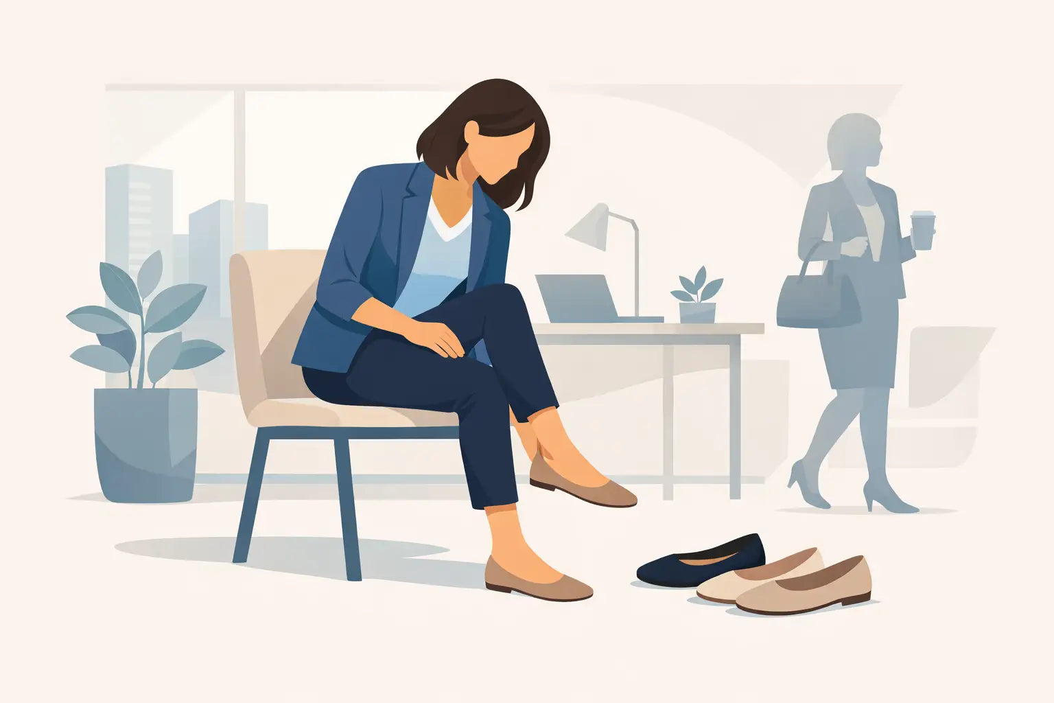 Sind Ballerinas bürotauglich für Damen?