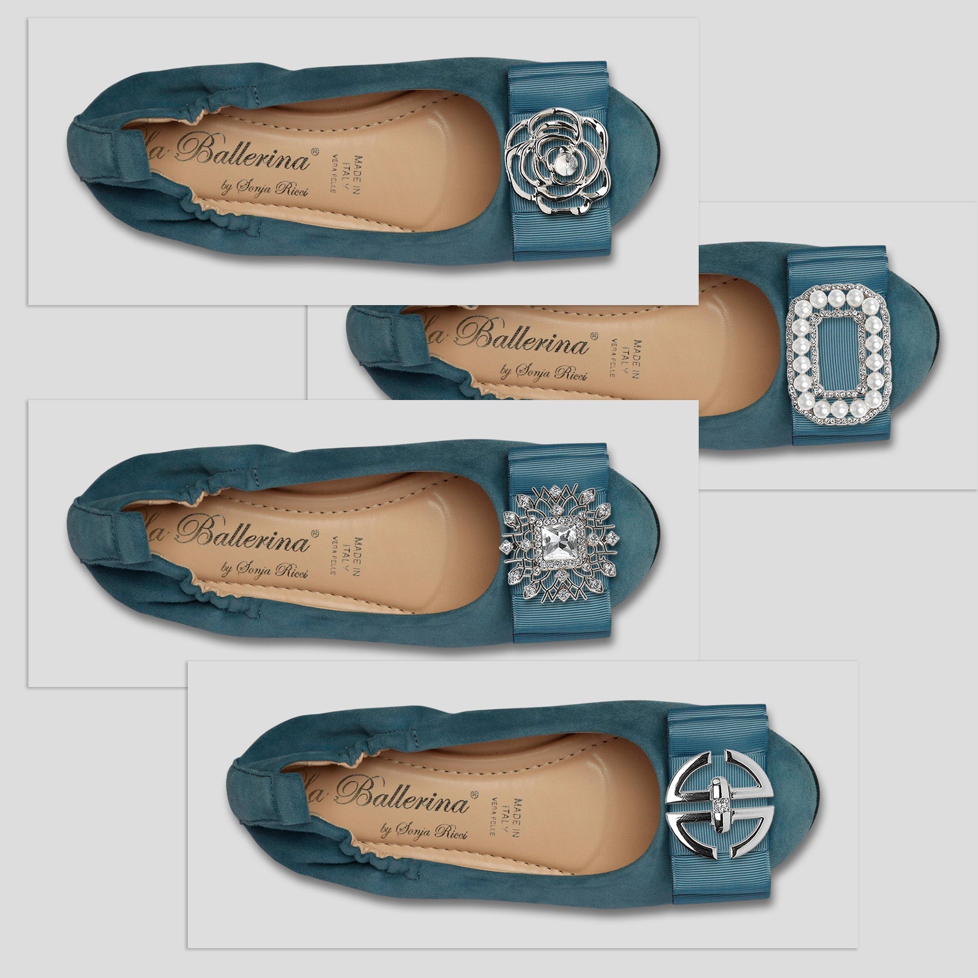 La Ballerina CAMBIO – elegante Damen-Ballerinas aus Leder mit verdecktem Gummizug
