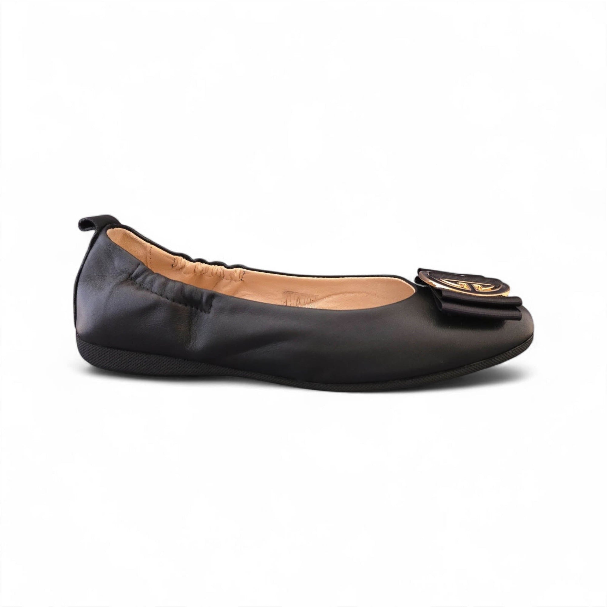 01 LA BALLERINA CAMBIO SOFT NAPPA SCHWARZ RAMONA ORO & LINDA C ORO - La Ballerina