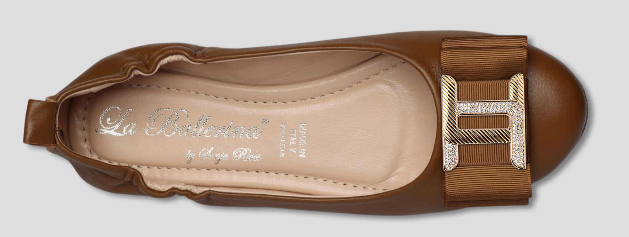 La Ballerina Soft – Bequeme Damen-Ballerinas aus Leder braun [35] - La Ballerina