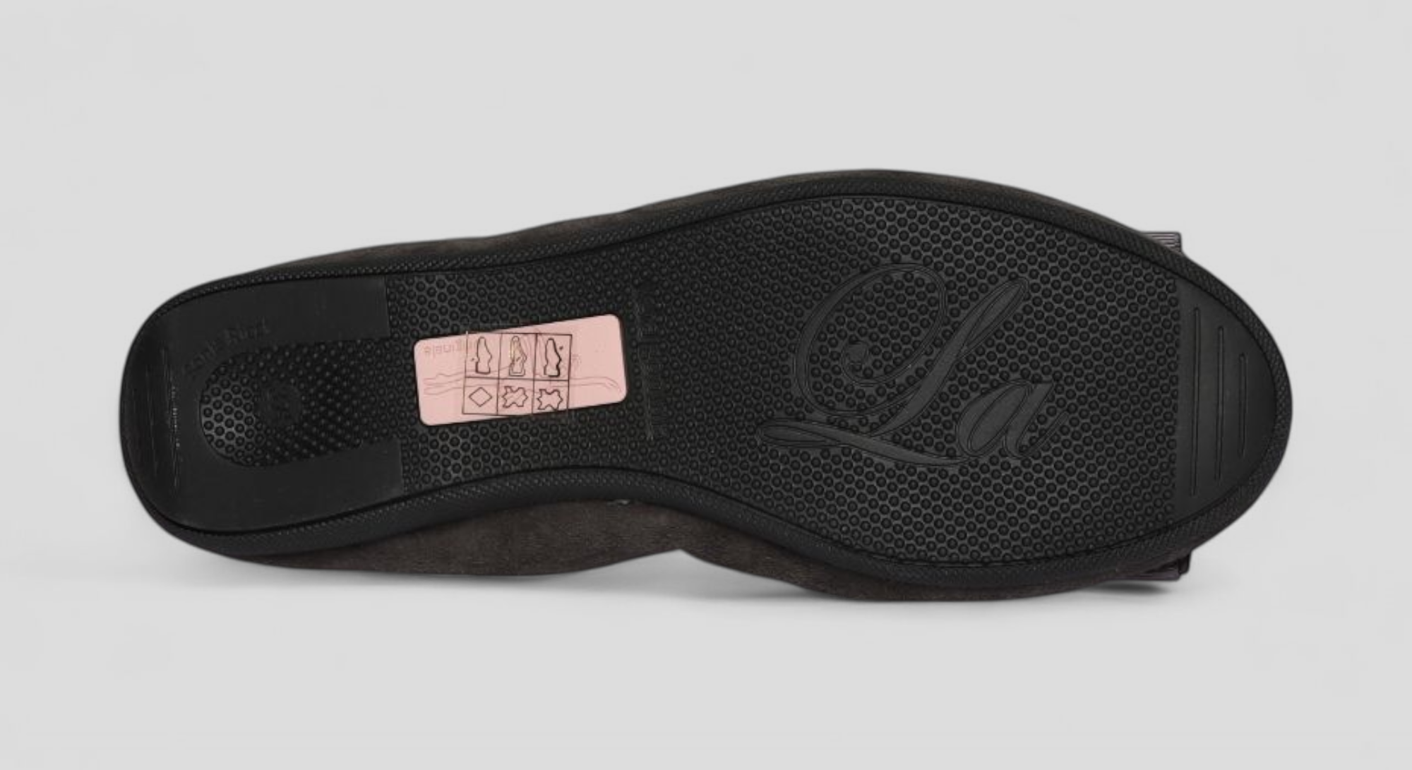 12W💕La Ballerina CAMBIO Warmgefüttert Veloursleder grau - La Ballerina