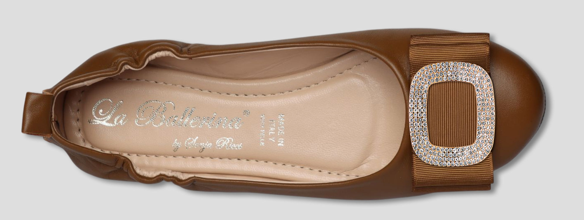 La Ballerina Soft – Bequeme Damen-Ballerinas aus Leder braun [35] - La Ballerina