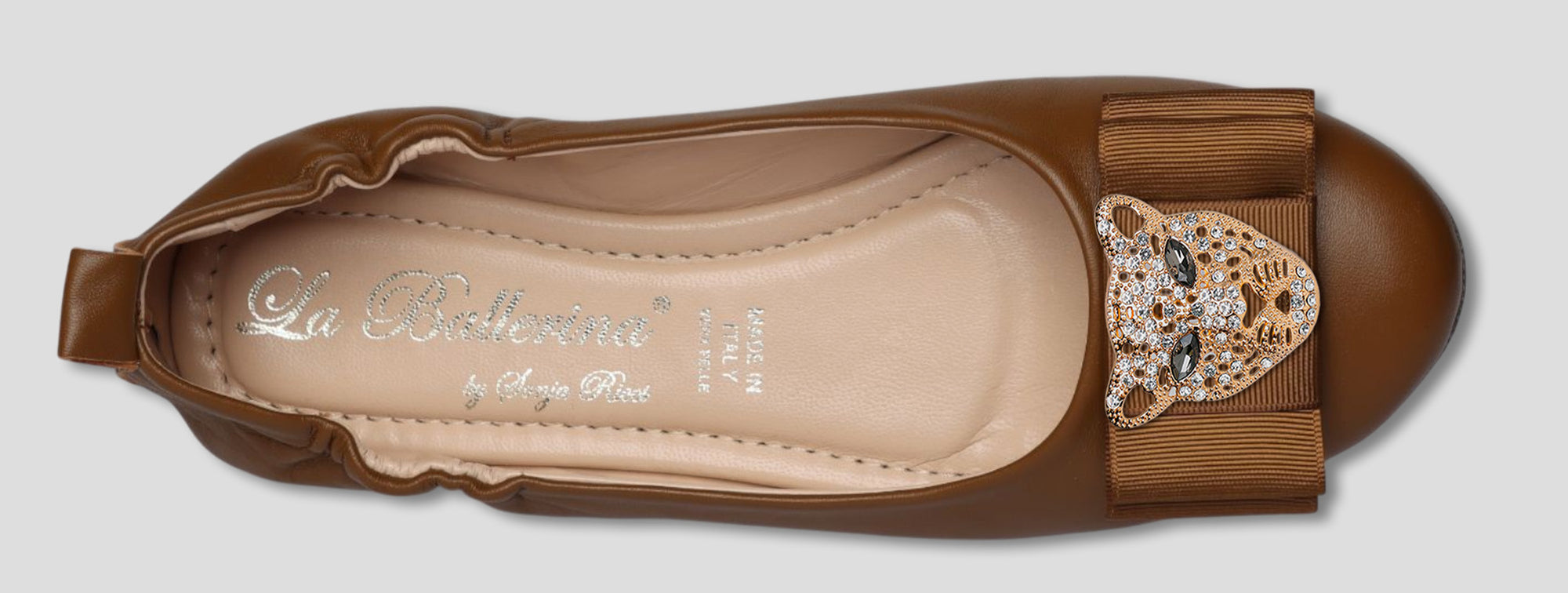 La Ballerina Soft – Bequeme Damen-Ballerinas aus Leder braun [35] - La Ballerina