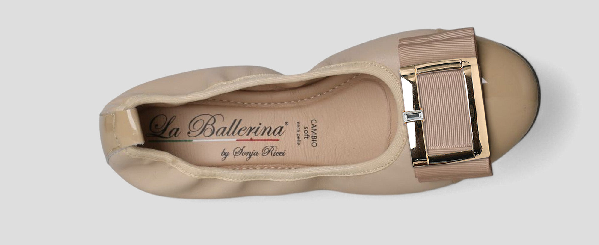 NAPPA-VERNICE BEIGE - La Ballerina