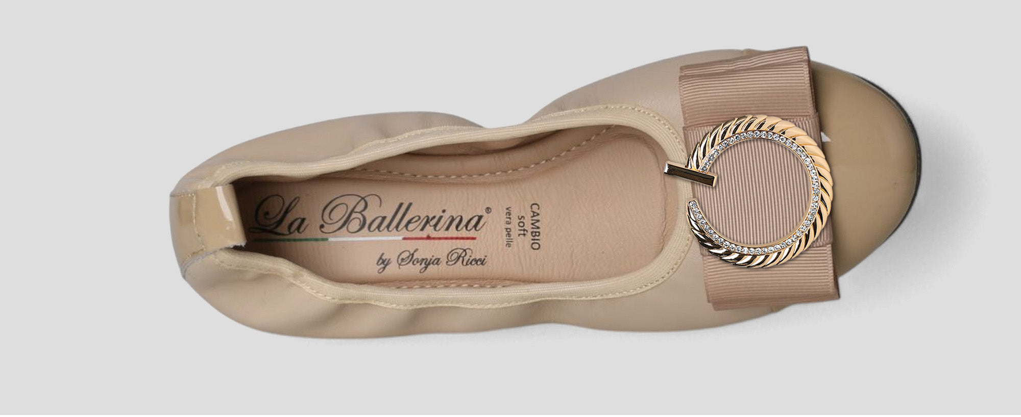 NAPPA-VERNICE BEIGE - La Ballerina