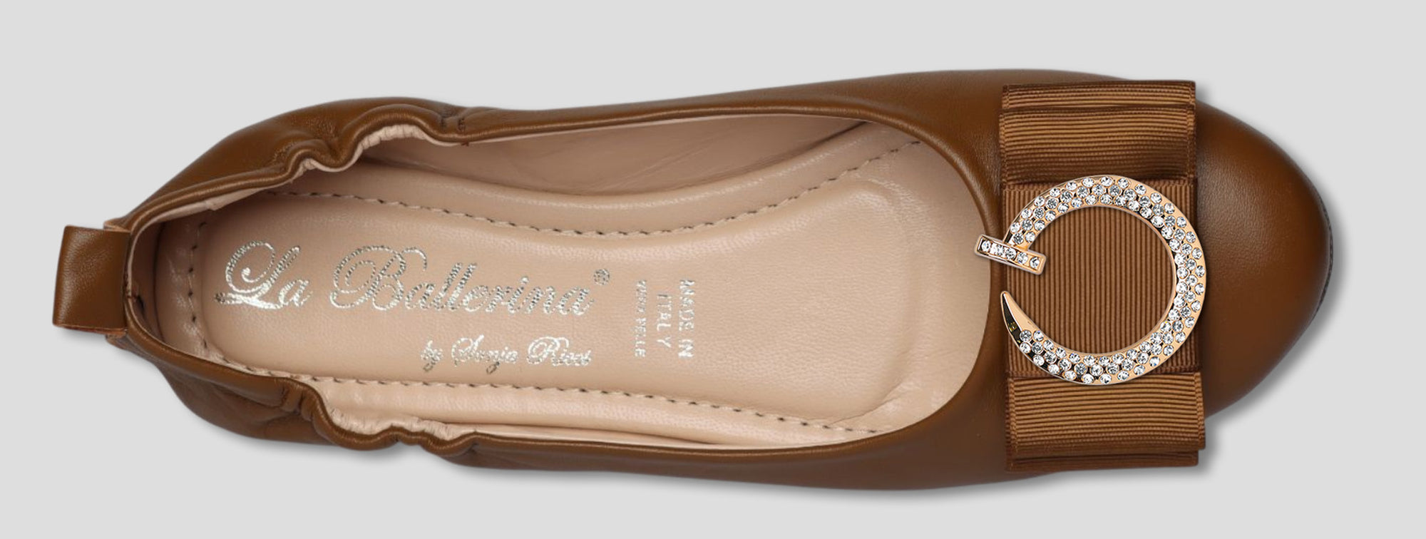 La Ballerina Soft – Bequeme Damen-Ballerinas aus Leder braun [35] - La Ballerina