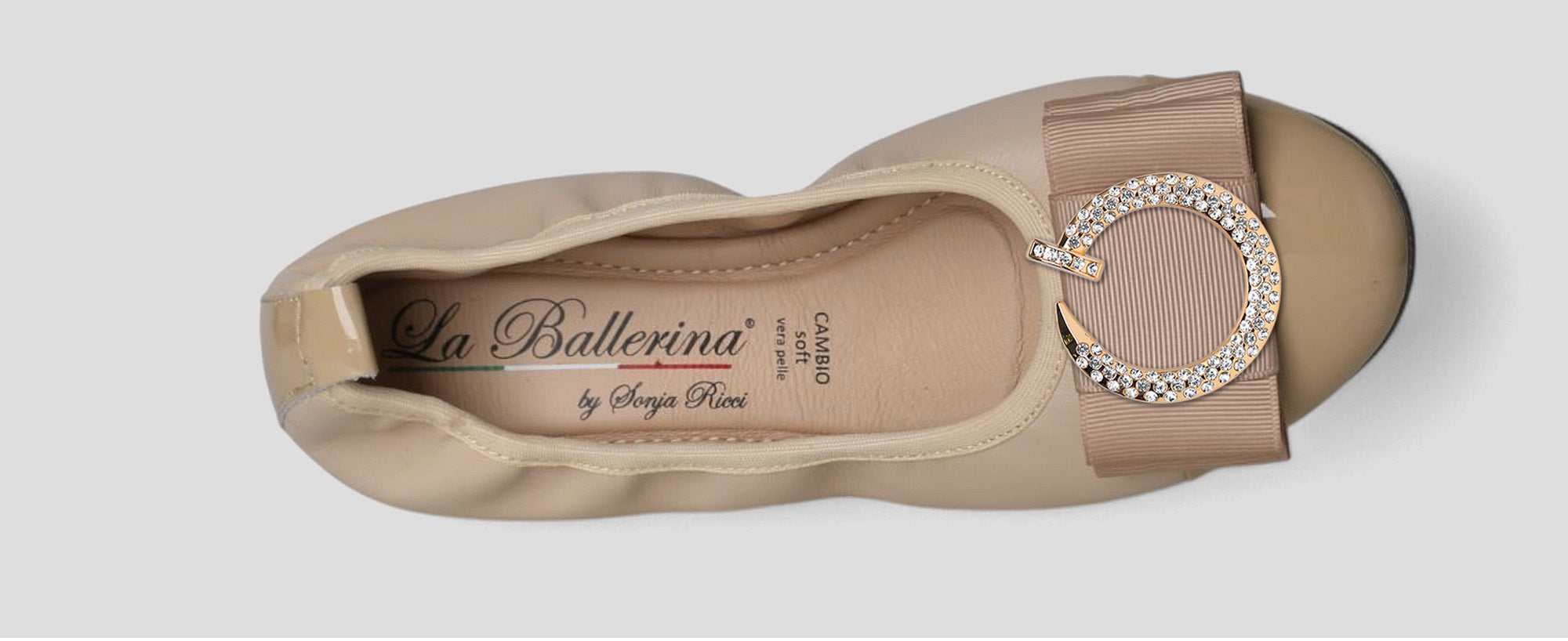 NAPPA-VERNICE BEIGE - La Ballerina