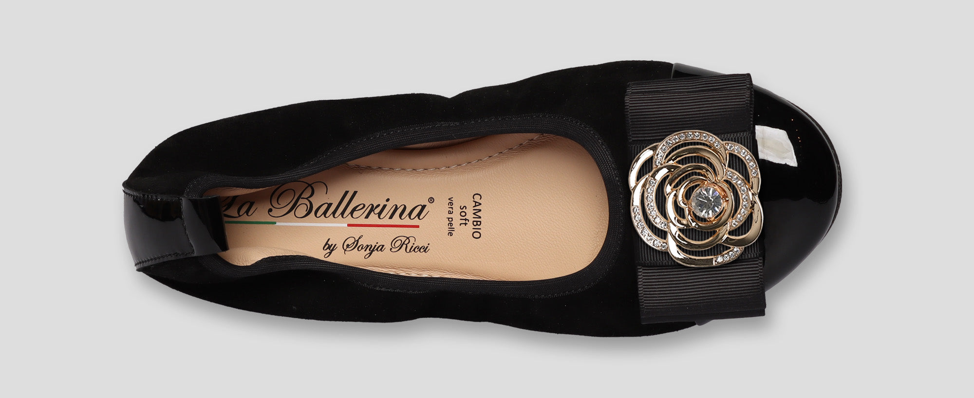 CAMOSCIO-VERNICE NERO - La Ballerina