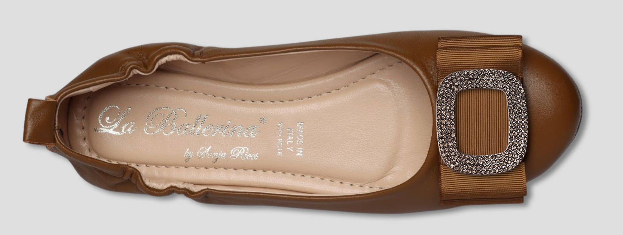 La Ballerina Soft – Bequeme Damen-Ballerinas aus Leder braun [35] - La Ballerina