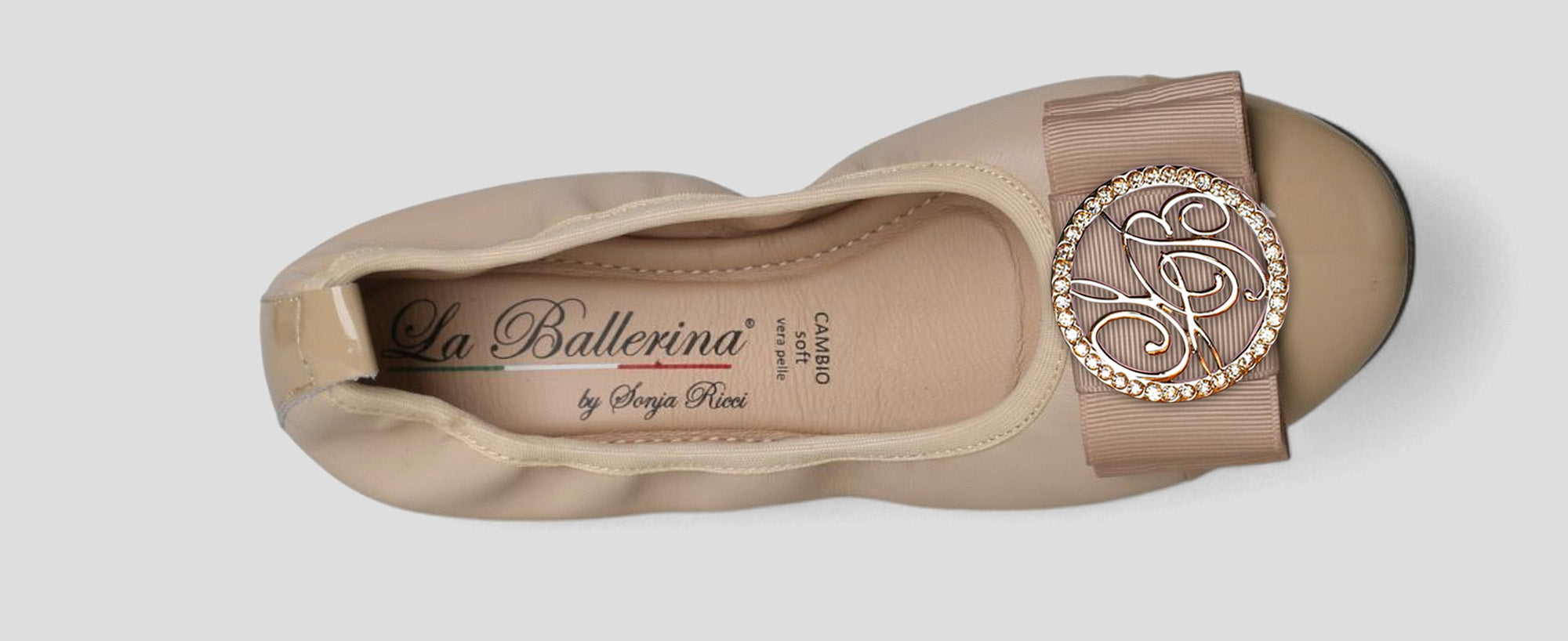 NAPPA-VERNICE BEIGE - La Ballerina
