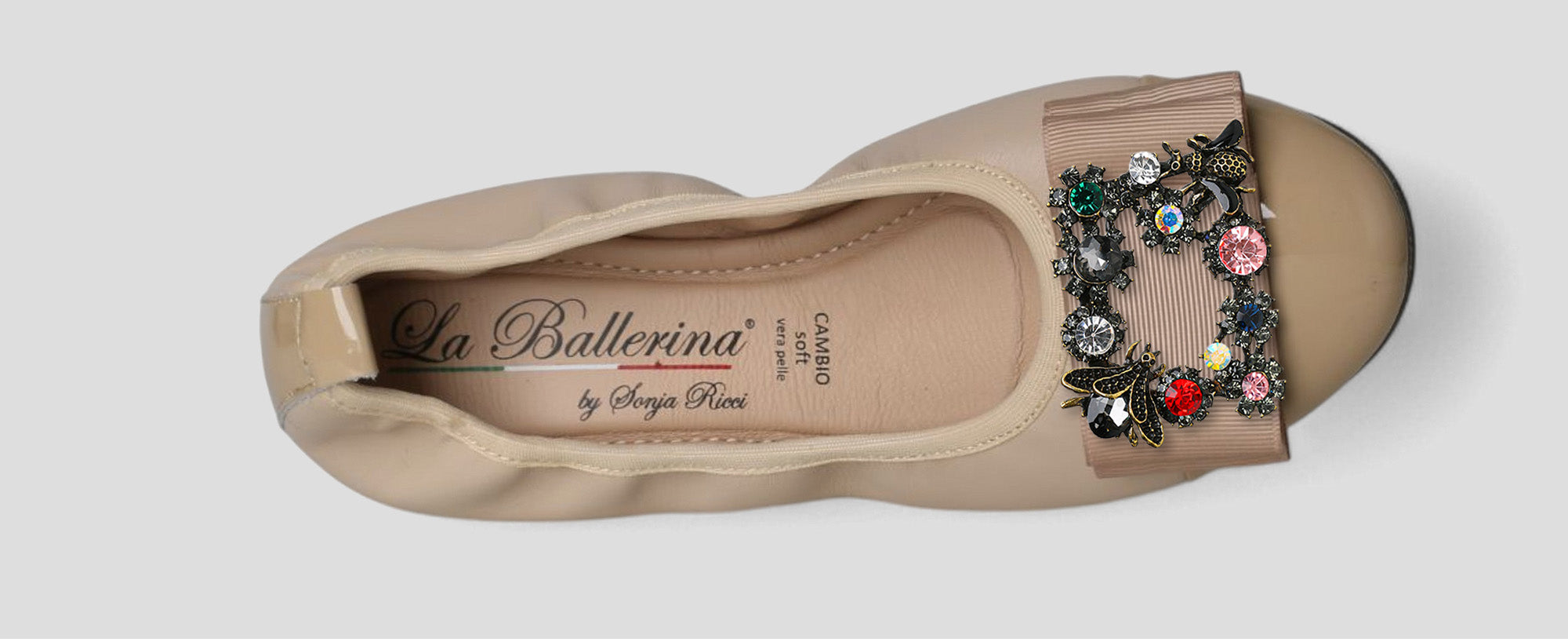 NAPPA-VERNICE BEIGE - La Ballerina