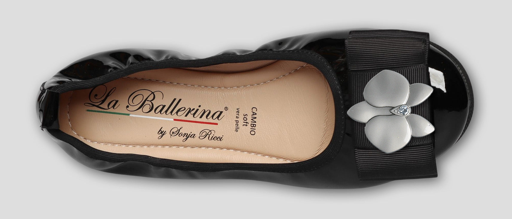 S51 💕LA BALLERINA CAMBIO SCHWARZ – ELEGANTE LEDER-BALLERINAS VON SONJA RICCI - La Ballerina