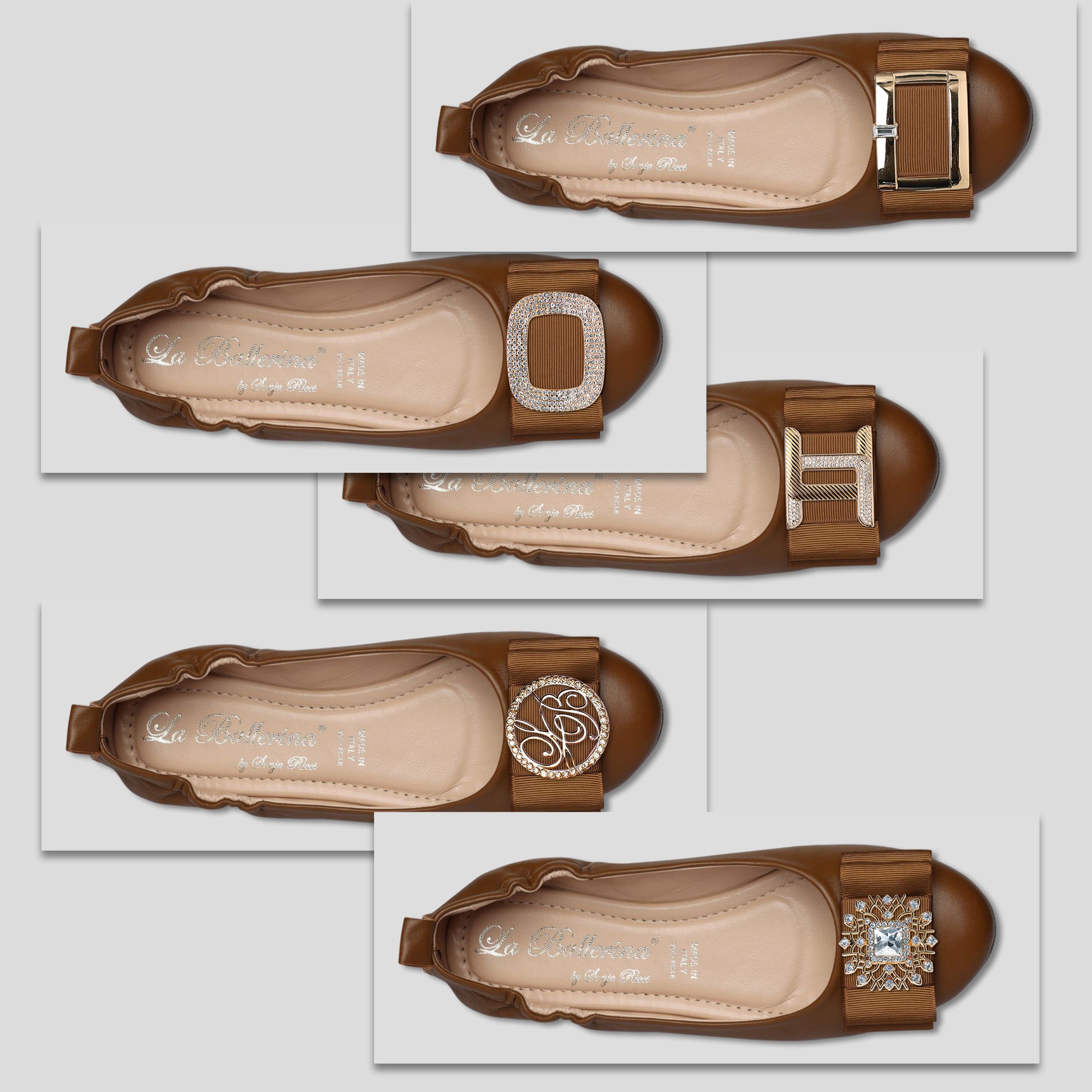 La Ballerina Soft – Bequeme Damen-Ballerinas aus Leder braun [35] - La Ballerina