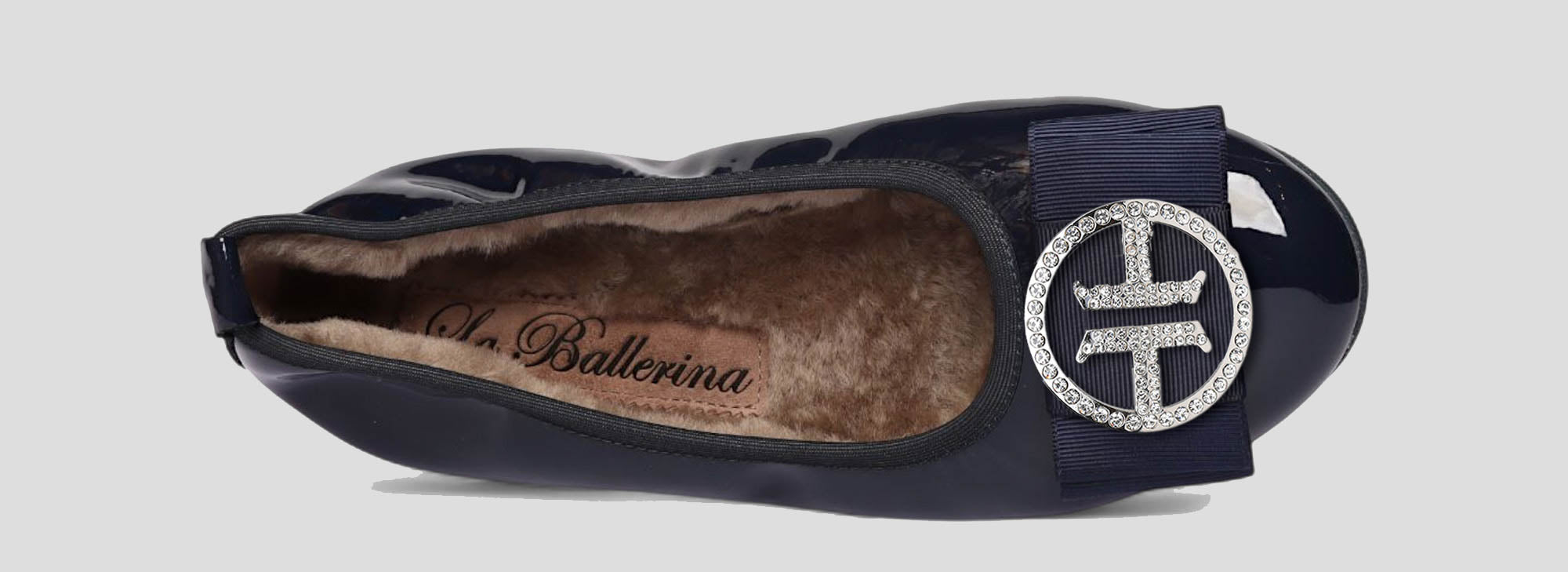 11W💕La Ballerina CAMBIO Warmgefüttert Lackleder blau - La Ballerina