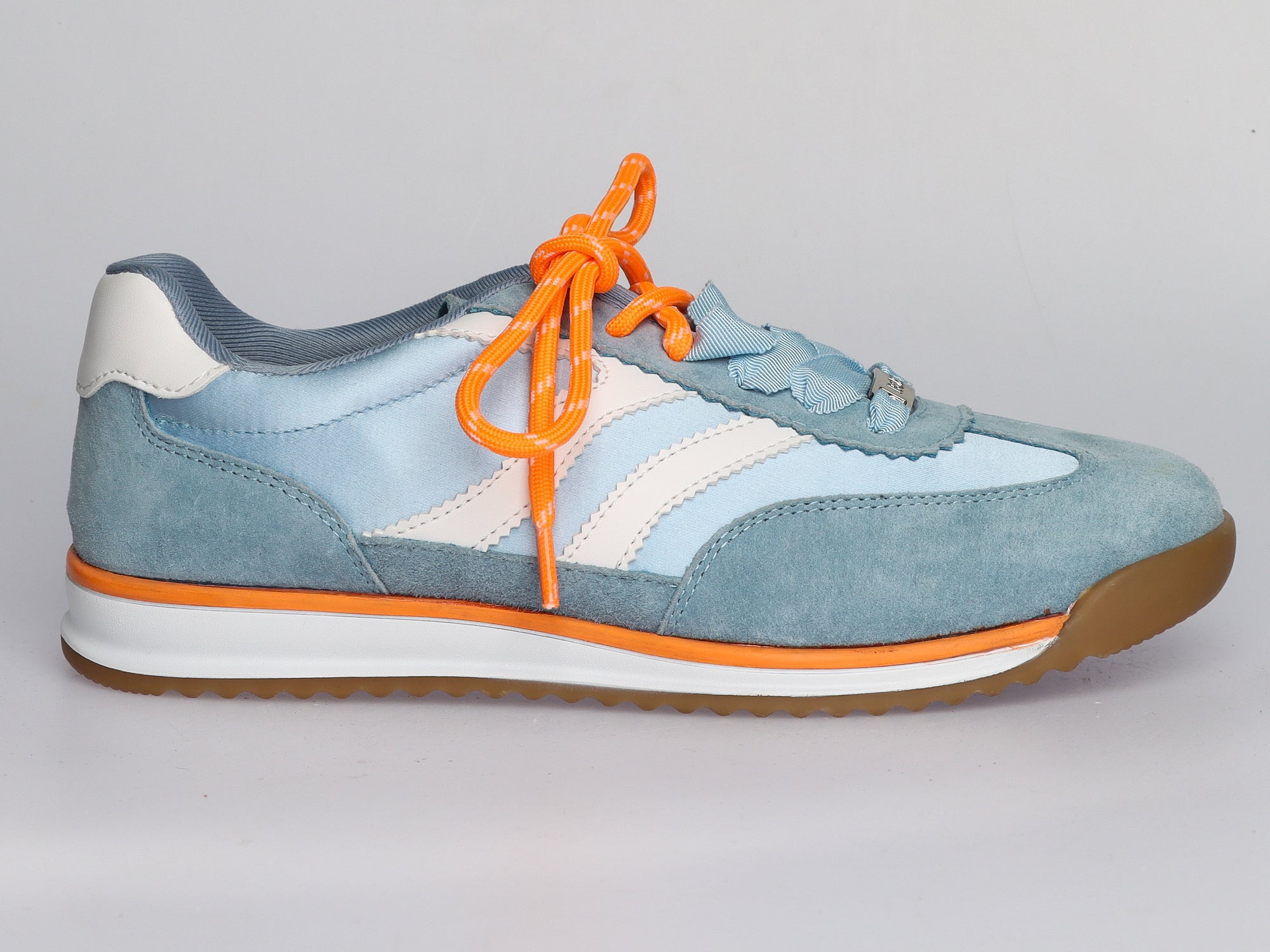 LA BALLERINA Damen Sneaker aus Veloursleder Hellblau | Art. 2559191-6 - La Ballerina