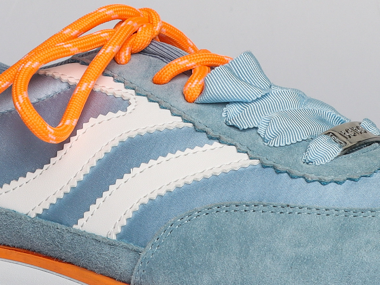 LA BALLERINA Damen Sneaker aus Veloursleder Hellblau | Art. 2559191-6 - La Ballerina