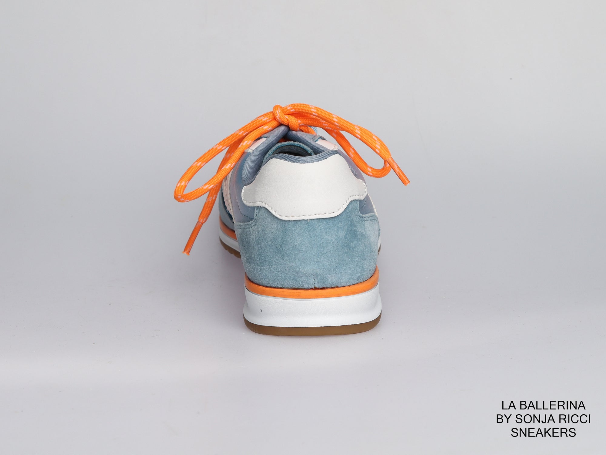 LA BALLERINA Damen Sneaker aus Veloursleder Hellblau  | Art. 2559191-6