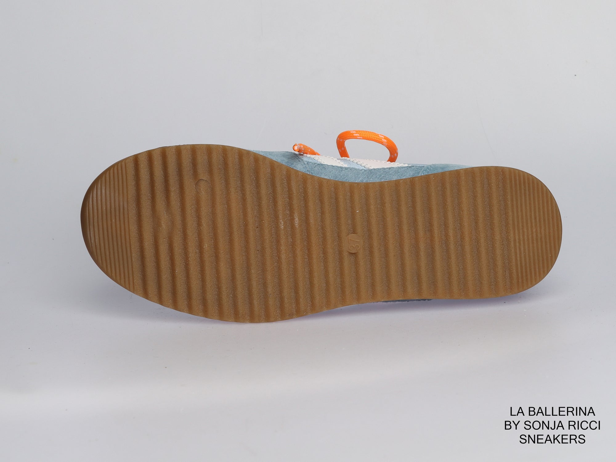 LA BALLERINA Damen Sneaker aus Veloursleder Hellblau  | Art. 2559191-6