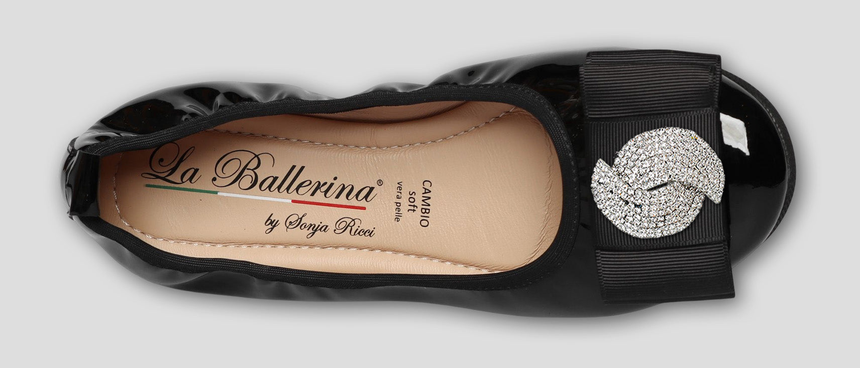 S51 💕LA BALLERINA CAMBIO SCHWARZ – ELEGANTE LEDER-BALLERINAS VON SONJA RICCI