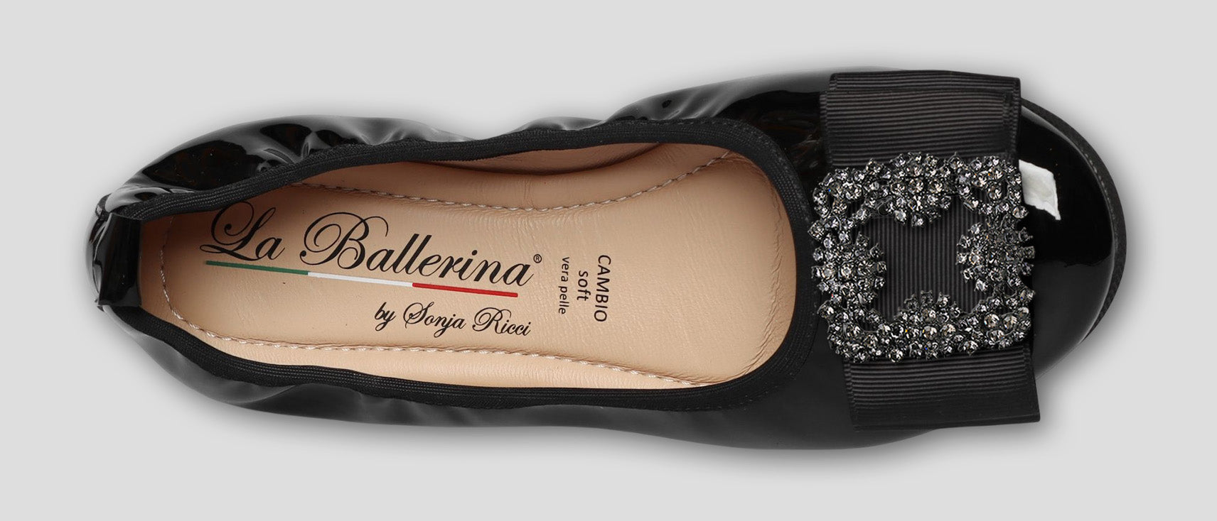S51 💕LA BALLERINA CAMBIO SCHWARZ – ELEGANTE LEDER-BALLERINAS VON SONJA RICCI
